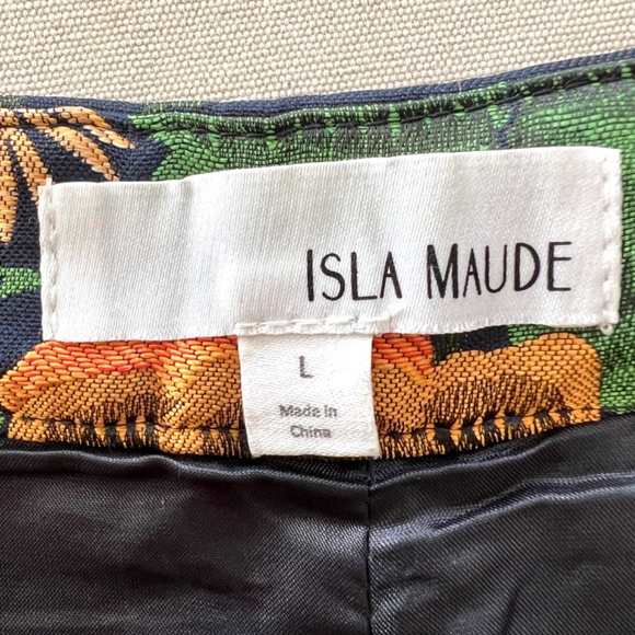 ANTHROPOLOGIE ISLA MAUDE Floral Pencil Skirt - L - Picture 7 of 11